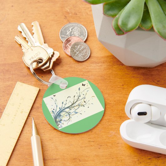 Butterflies in Natuur Sleutelhanger