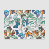 BUTTERFLIES IN NATUUR WEEFSELPAPIER TISSUEPAPIER (Voorkant)