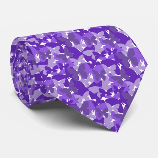 Butterflies in paars stropdas (Opgerold)