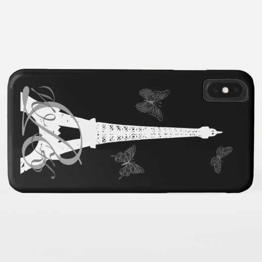 Butterflies in Parijs Case-Mate iPhone Case (Achterkant (horizontaal))
