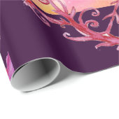 BUTTERFLIES IN PINK SPARKLES-MAGIC BUTTERFLY PLANT CADEAUPAPIER (Rol Hoek)