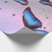 BUTTERFLIES IN TWILIGHT Wrapping Paper Cadeaupapier (Hoek)