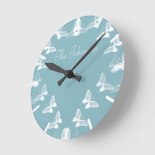 Butterflies in vlucht ronde klok (Hoek)