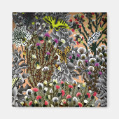 Butterflies in wilgen  illustratiemagneet magneet (Voorkant)