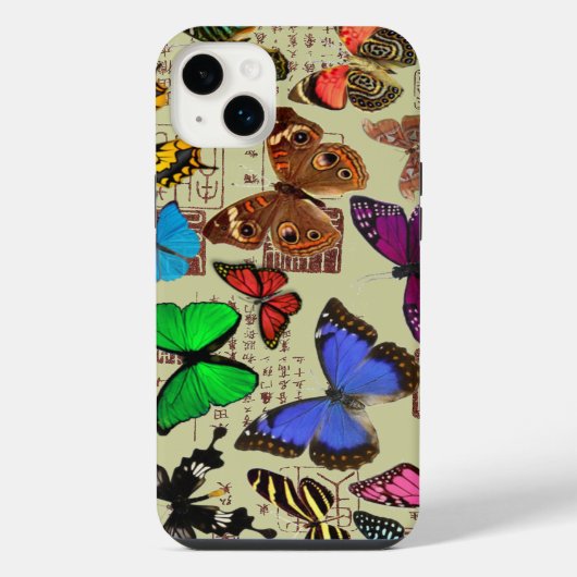 Butterflies iPhone Hoesje (Achterkant)