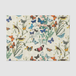 butterflies Ivory depotpapier Tissuepapier