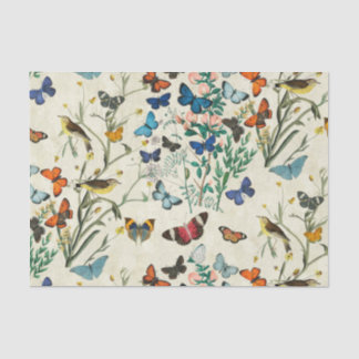  butterflies Ivory depotpapier Tissuepapier