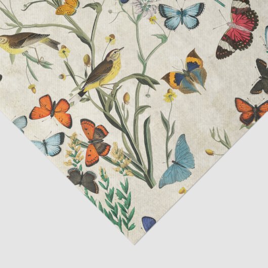  butterflies Ivory depotpapier Tissuepapier (Detail)