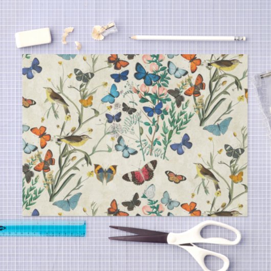  butterflies Ivory depotpapier Tissuepapier (Craft)