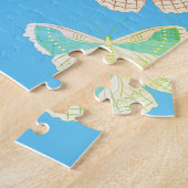 Butterflies Jigzaag Puzzle Legpuzzel (Zijkant)