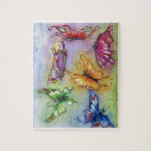 Butterflies Jigzaag Puzzle Legpuzzel (Verticaal)