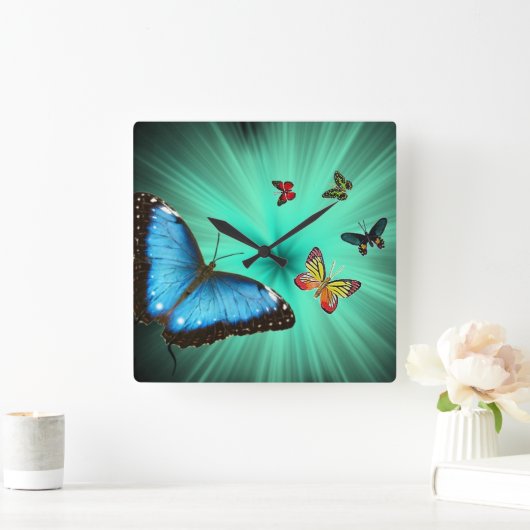 Butterflies Journaal Wall klok (Huis)