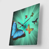 Butterflies Journaal Wall klok (Hoek)