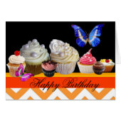 BUTTERFLIES JUMMY CUPCAKES BIRTHDAY PARTY Chevron (Voorkant Horizontaal)