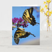 Butterflies, kaart (Gele Bloem)