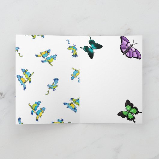 Butterflies Kaart (Binnen)