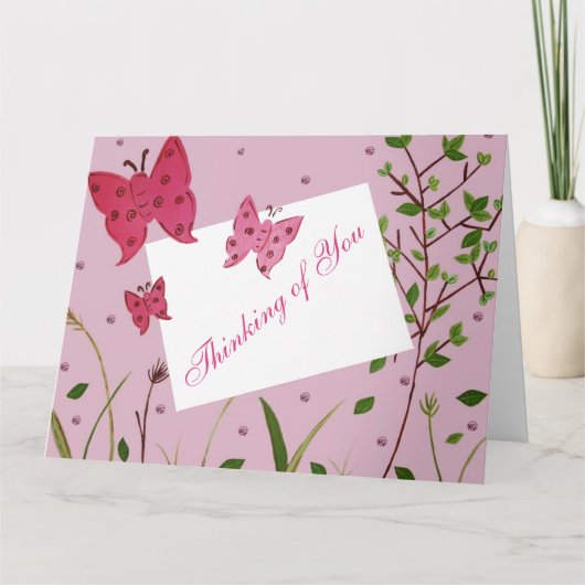Butterflies Kaart (Voorkant)