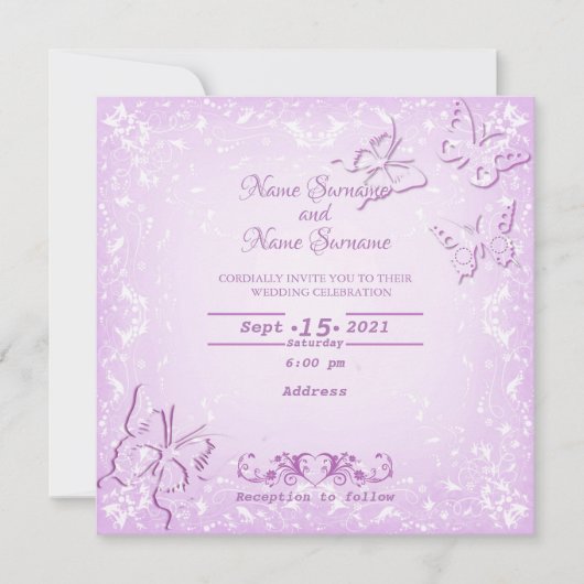 Butterflies Kaart (Voorkant)