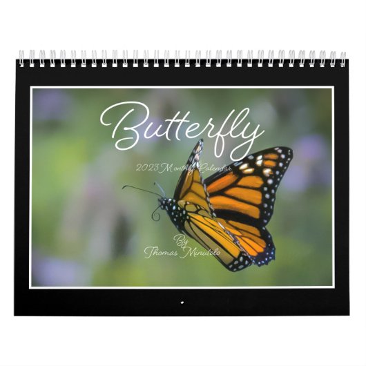 Butterflies Kalender 2023 van Tom Minutolo (Hoes)