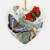 Butterflies Keramisch Ornament (Voorkant)