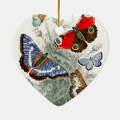  Butterflies Keramisch Ornament (Achterkant)