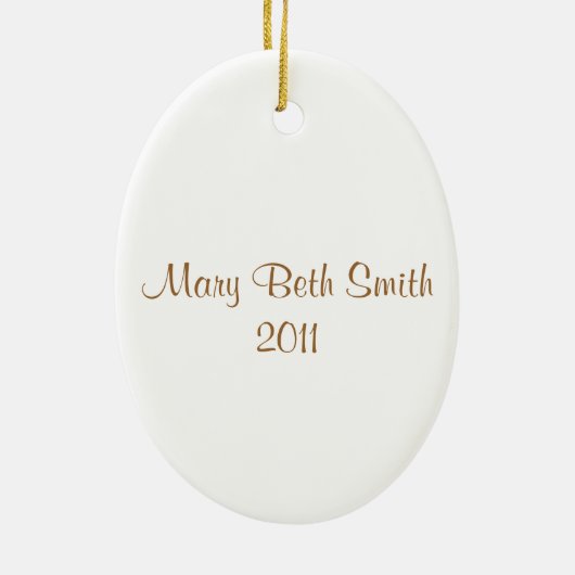 Butterflies Keramisch Ornament (Achterkant)