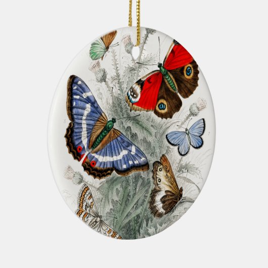 Butterflies Keramisch Ornament (Rechts)