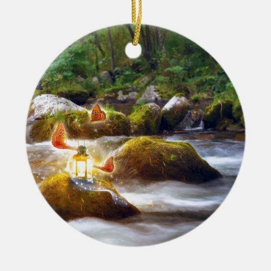 Butterflies Keramisch Ornament (Voorkant)