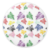 Butterflies Keramische Knop (Voorkant)