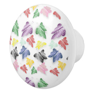 Butterflies Keramische Knop