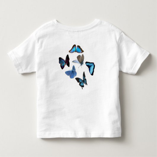 Butterflies Kinder Shirts (Achterkant)