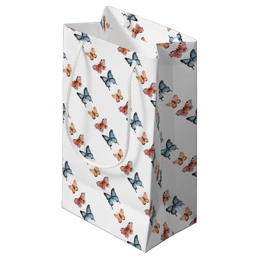 Butterflies Klein Cadeauzakje (Voorkant Gekanteld)