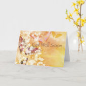 Butterflies krijgen het goed kaart (Gele Bloem)