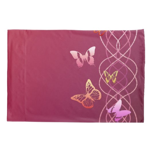 Butterflies Kussensloop (Achterkant-Links)