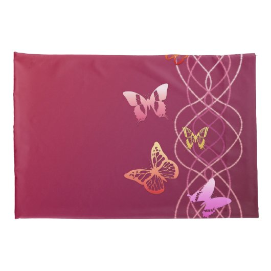 Butterflies Kussensloop (Achterkant-Rechts)