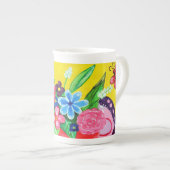 Butterflies & Ladybugs Bone China Mok (Voorkant rechts)