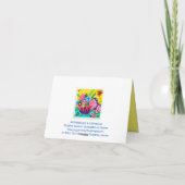 Butterflies & Ladybugs-briefkaart Kaart (Achterkant)