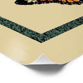  Butterflies Lente Prachtige Natuur Cute Perfect Poster (Hoek)