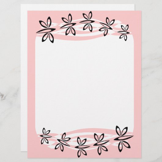 Butterflies Letterhead (Voorkant / Achterkant)
