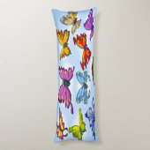 Butterflies Lichaamskussen (Achterkant (Verticaal))