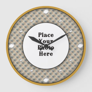 Butterflies Lijst Uw fotowandklok Grote Klok