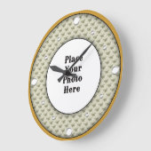 Butterflies Lijst Uw fotowandklok Grote Klok (Hoek)