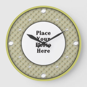 Butterflies Lijst Uw fotowandklok Grote Klok