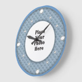 Butterflies Lijst Uw fotowandklok Grote Klok (Hoek)