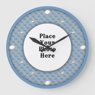 Butterflies Lijst Uw fotowandklok Grote Klok