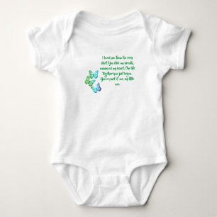 Butterflies, Love Poem voor een pasgeborene Romper