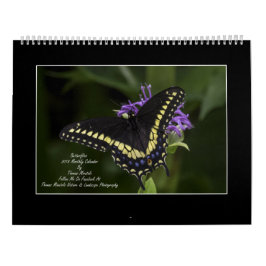 Butterflies Maandelijkse kalender 2018 door Tom Mi