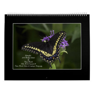 Butterflies Maandelijkse kalender 2018 door Tom Mi