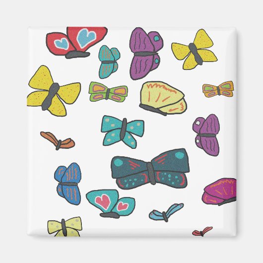 Butterflies Magneet (Voorkant)