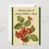 Butterflies Mam's Dag Briefkaart (Voorkant / Achterkant)